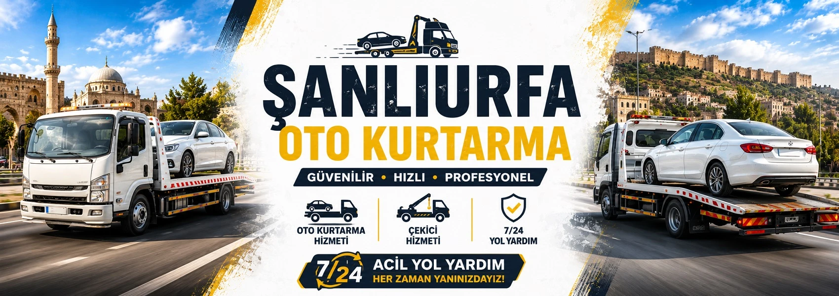 Şanlıurfa Oto Kurtarma Çekici